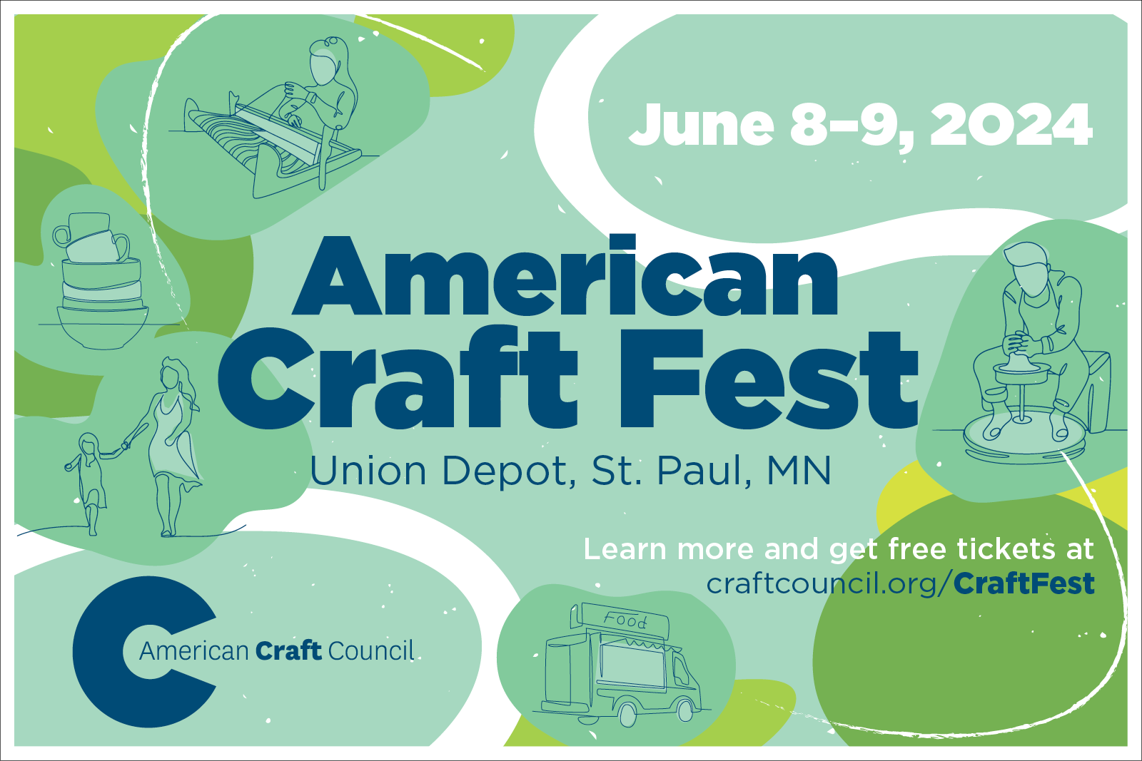 Save the Date: June 8–9, 2024 An Immersive Craft Experience at Union Depot, St. Paul, MN