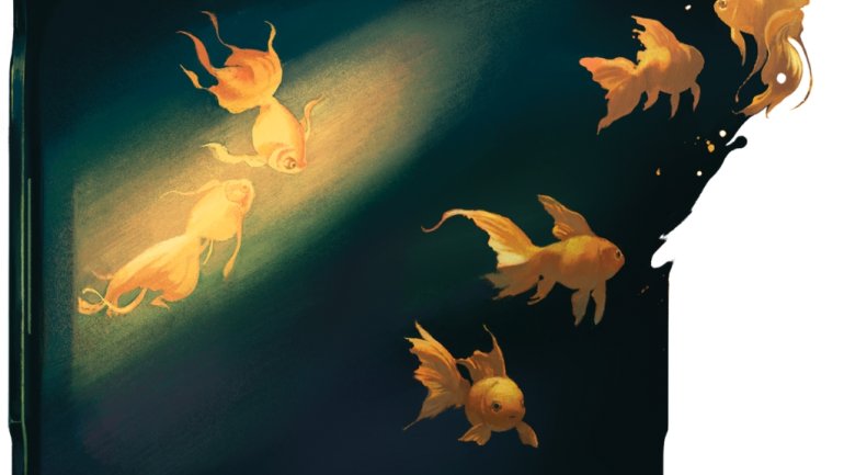 Goldfish illustration.