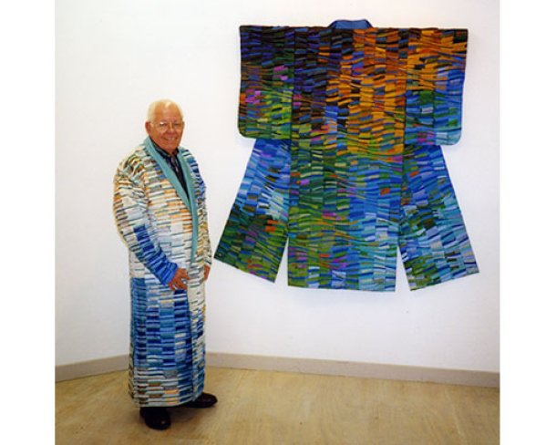 Sidney Rosoff in Tim Harding kimono