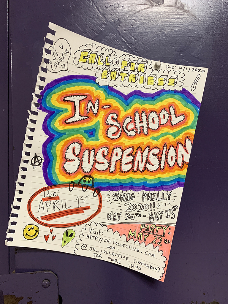 JV Collective In-School Suspension Call for Entries