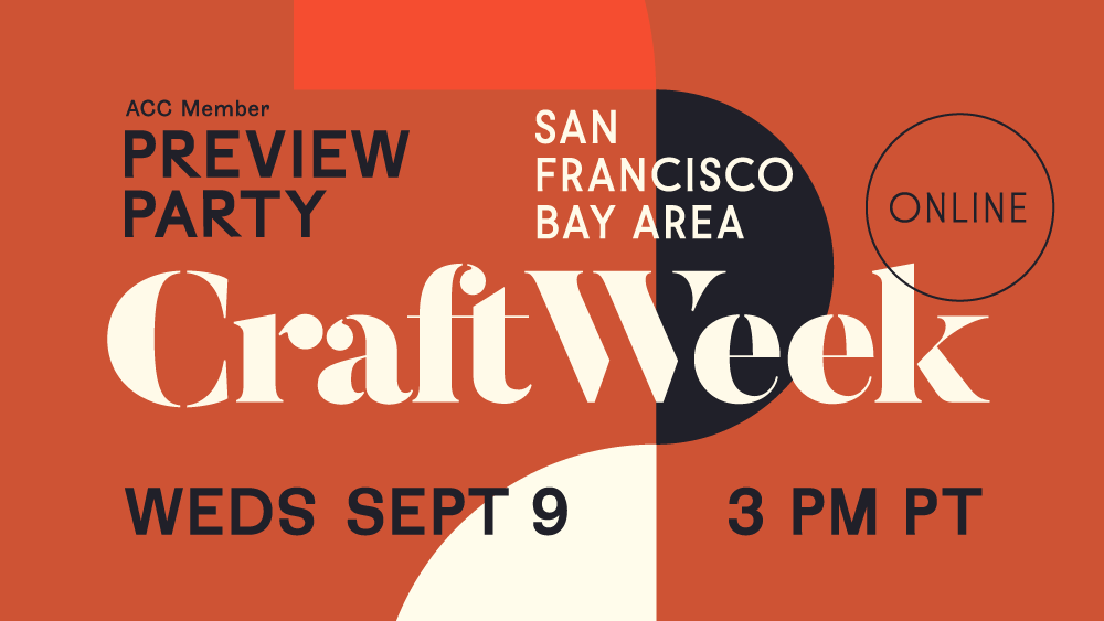 San Francisco Bay Area Craft Week Preview Party Web Banner