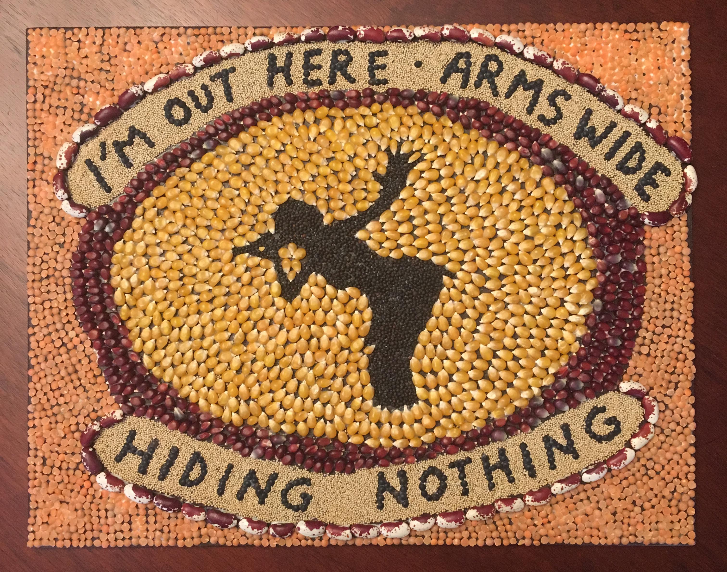 Seed art of "5 out of 6" lyrics by Christy Klancher.