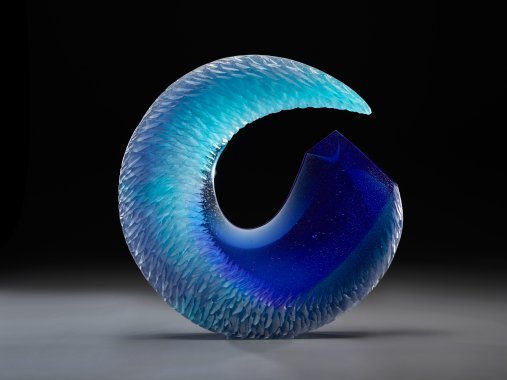 Alex Bernstein glass sculpture