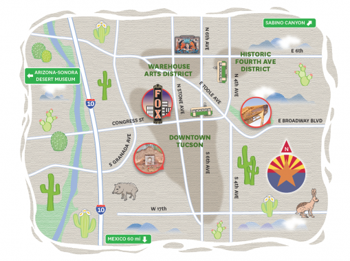 Tucson map