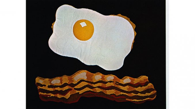 Ron Cross Fried Egg Baby Quilt