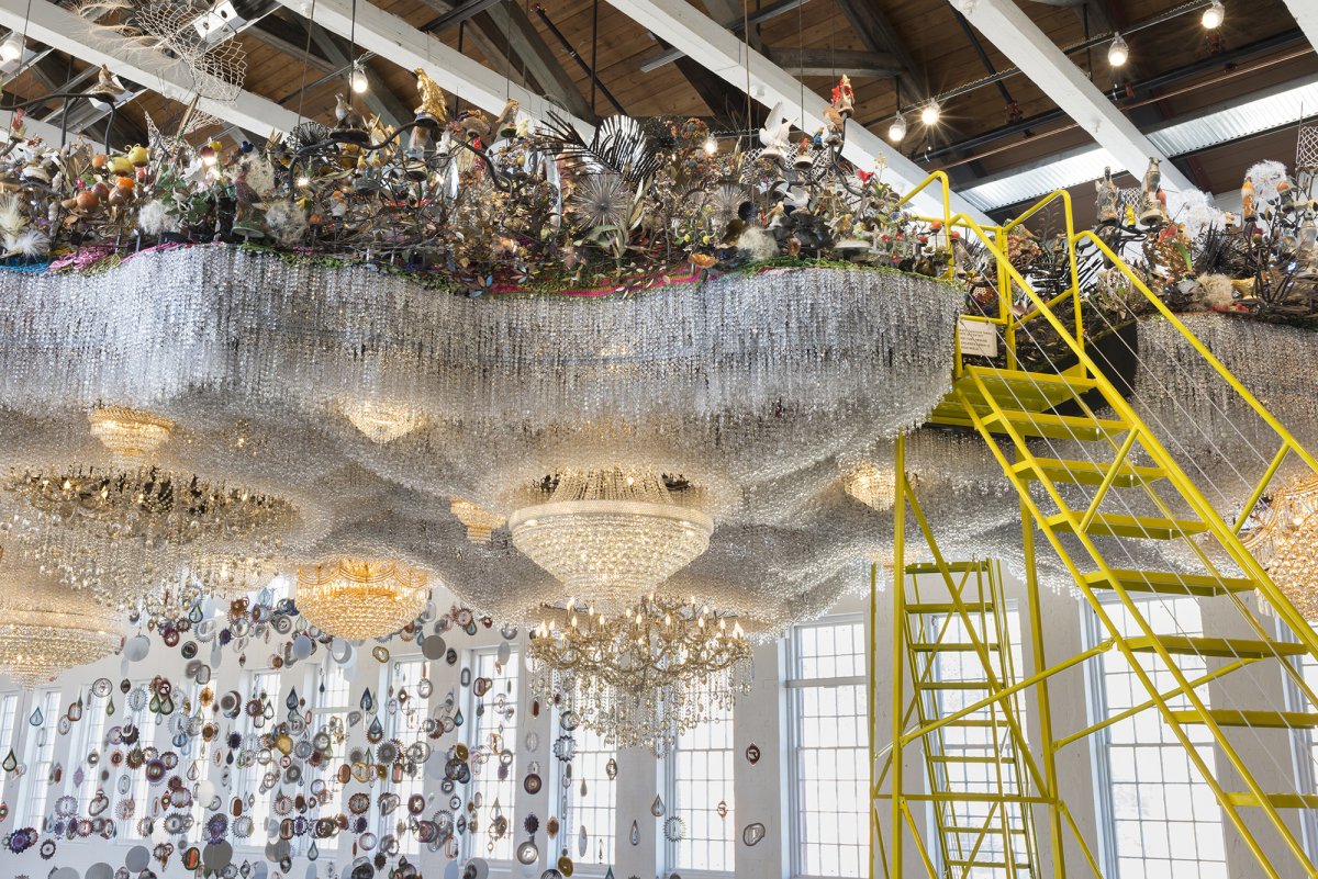Nick Cave, Until, MASS MoCA  (installation view). Photo by James Prinz. Courtesy of the Artist and Jack Shainman Gallery.