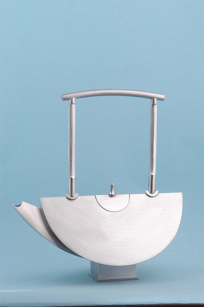 Teapot, 2005, pewter, 10.5 x 9.75 x 4 inches.