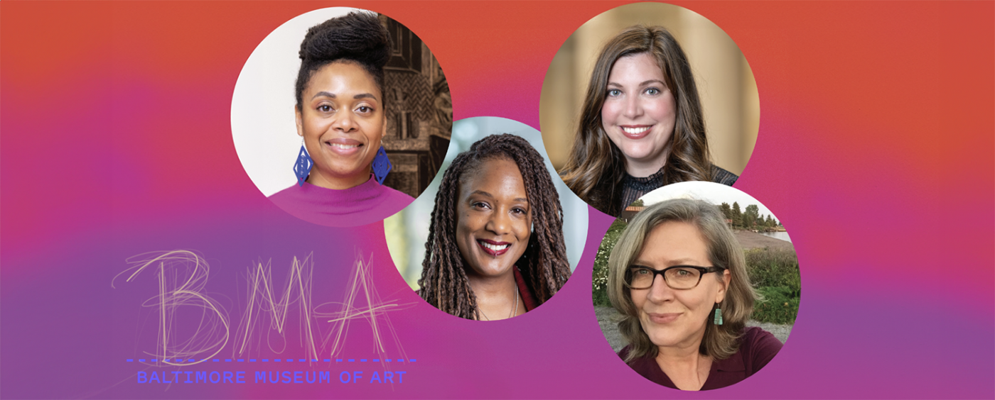 Matter of Making at the Baltimore Museum of Art promo graphic with speaker headshots