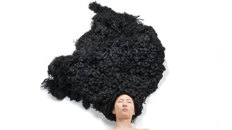Yuni Kim Lang Hair Sculpture