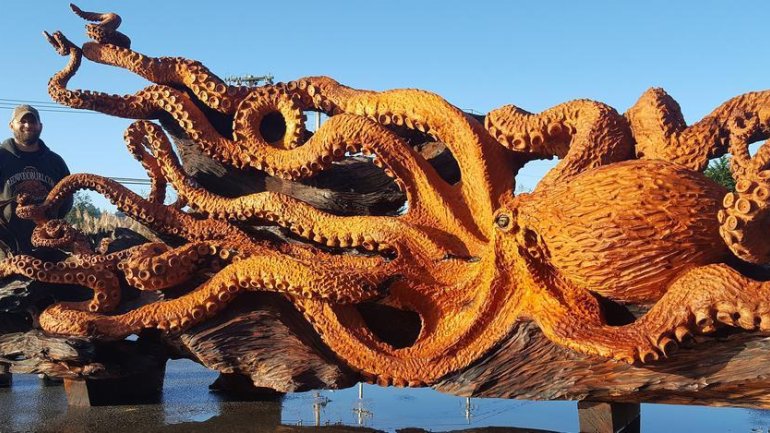 Jeffrey Michael Samudosky Giant Pacific Octopus