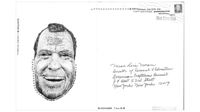 J. Fred Woell, Nixon Postcard
