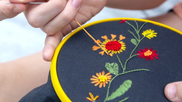 Jenny Lemons Mothers Day Embroidery Workshop