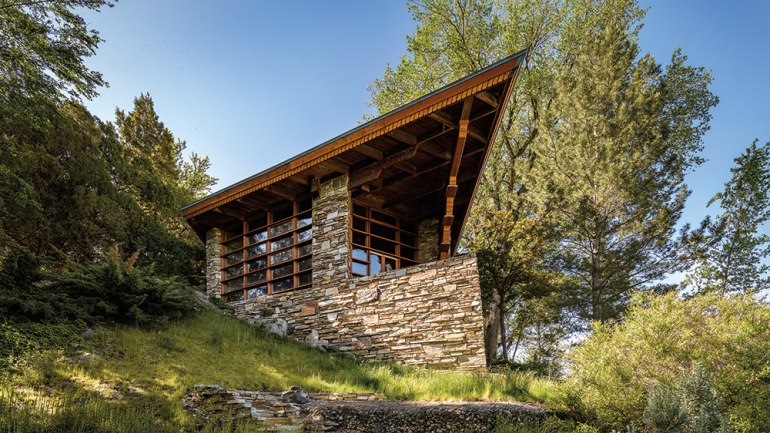 Frank Lloyd Wright's Teater's Knoll. All photos by Gabe Border.