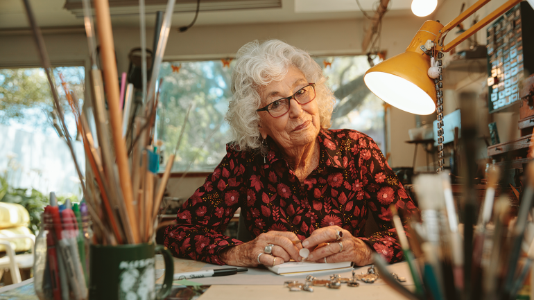 Portrait of Lynda Watson. Photo by Marc Olivier Le Blanc.