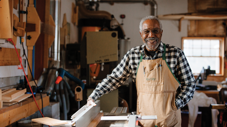 Portrait of Michael Puryear. Photo by Arius Photography. 