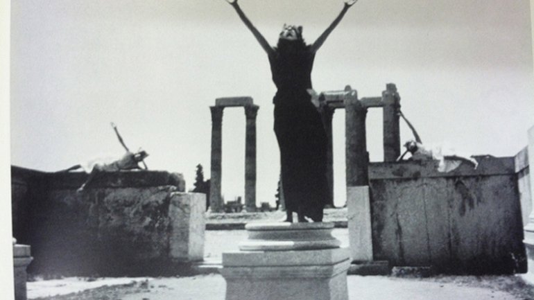 The Great Goddess at the Olympian Temple of Zeus 2 by Jane Ellen Gilmore