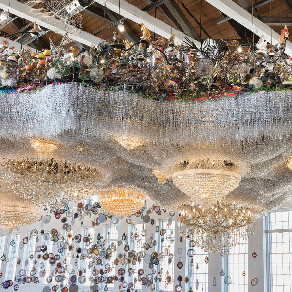 Nick Cave’s multimedia installation Until, 2016–2017, at MASS MoCA. Photos by James Prinz, courtesy of the artist and Jack Shainman Gallery.