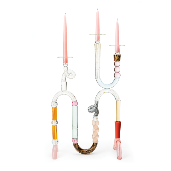 Christopher Kerr-Ayer’s Dripcastle Candelabra, 23 x 20 x 9 in. Photo by Loam Marketing.