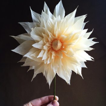 Kate Alarcón's paper flower