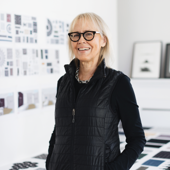 Anne Wilson in her Evanston, Illinois, studio. Photo by Azuree Holloway. 