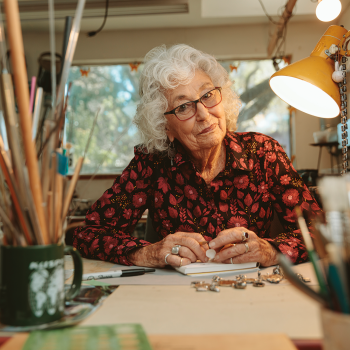 Portrait of Lynda Watson. Photo by Marc Olivier Le Blanc.