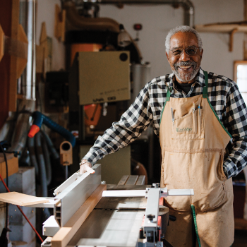 Portrait of Michael Puryear. Photo by Arius Photography. 