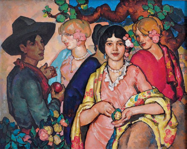 Denver Art Museum, 1924 Oil Painting