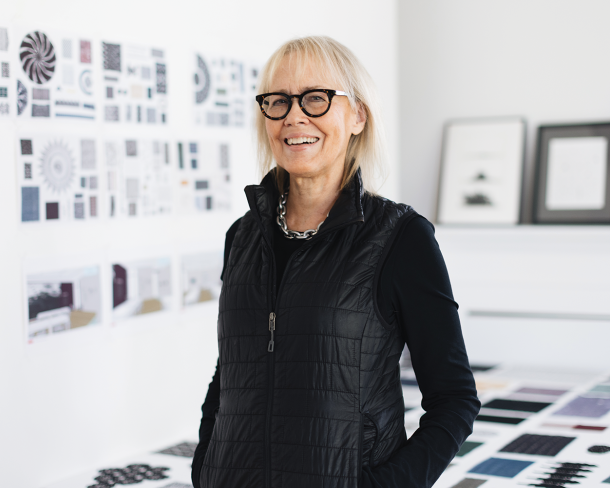 Anne Wilson in her Evanston, Illinois, studio. Photo by Azuree Holloway. 