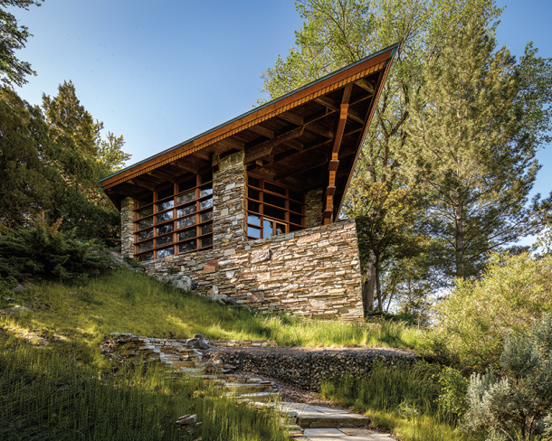 Frank Lloyd Wright's Teater's Knoll. All photos by Gabe Border.