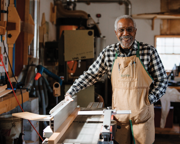 Portrait of Michael Puryear. Photo by Arius Photography. 