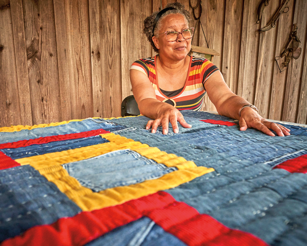 Through Vacation With an Artist, apprentices can learn craft skills from accomplished makers such as Loretta Pettway Bennett. Photo courtesy of Vacation With an Artist.