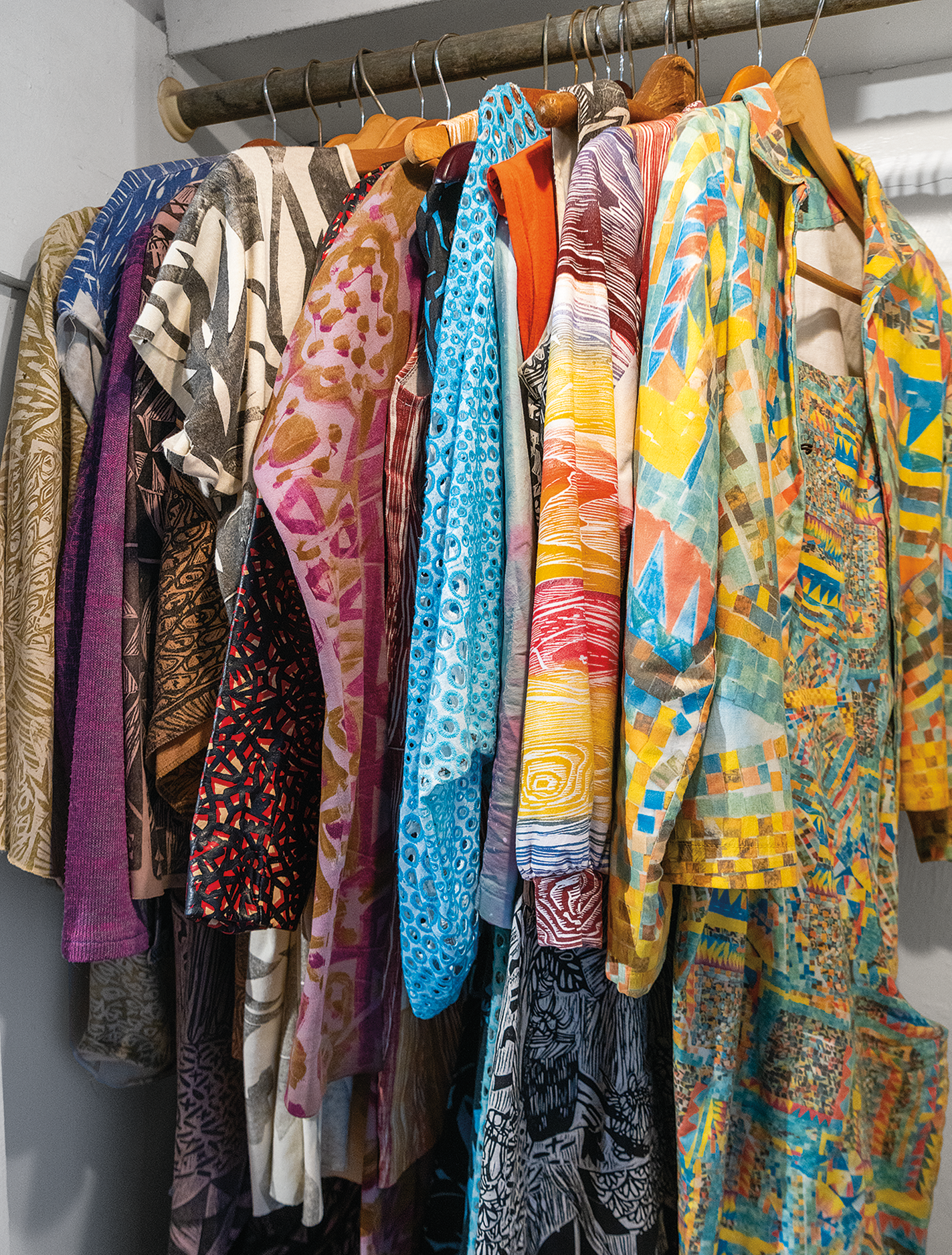 Clothing printed and sewn by Wilson.