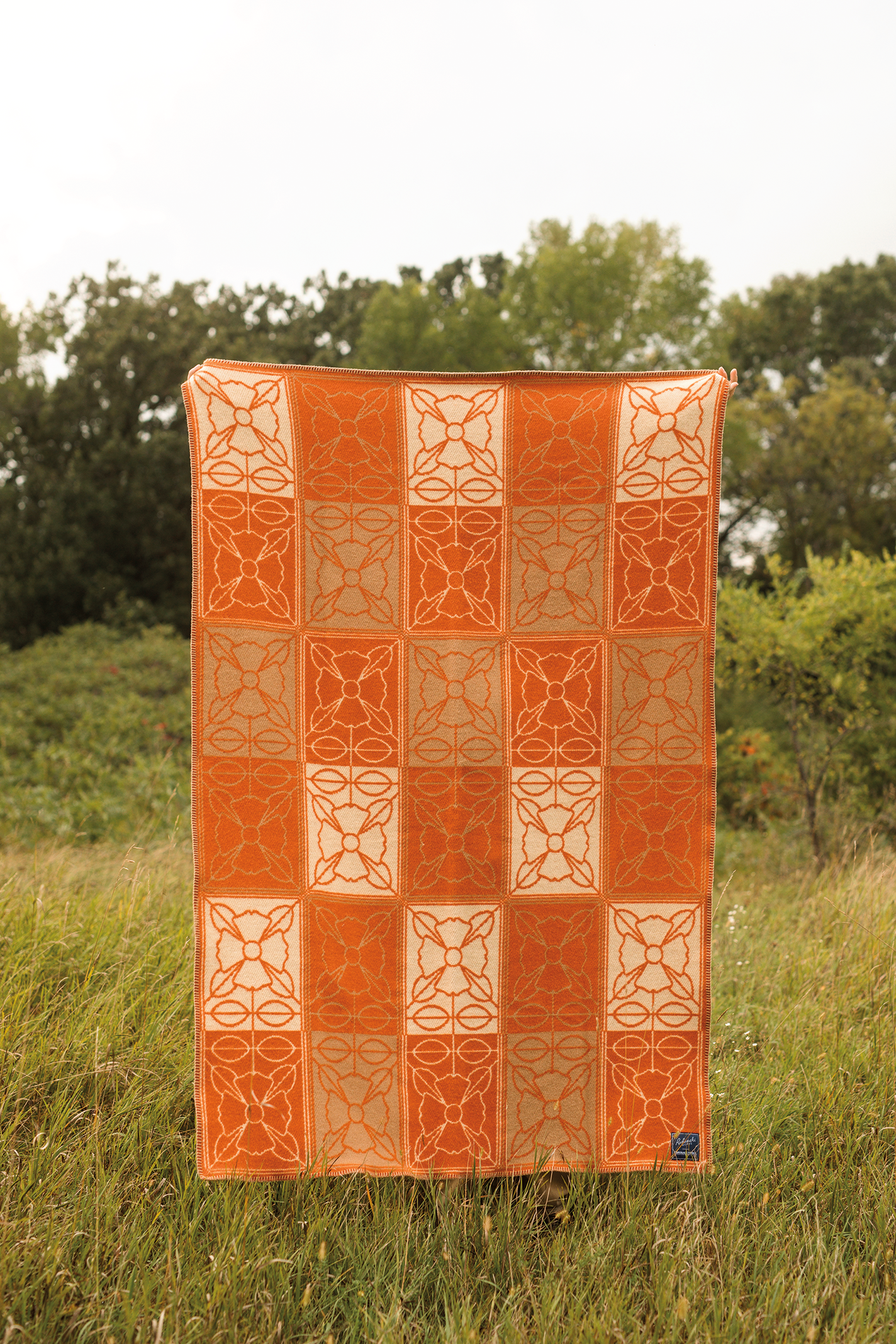 Wool throw