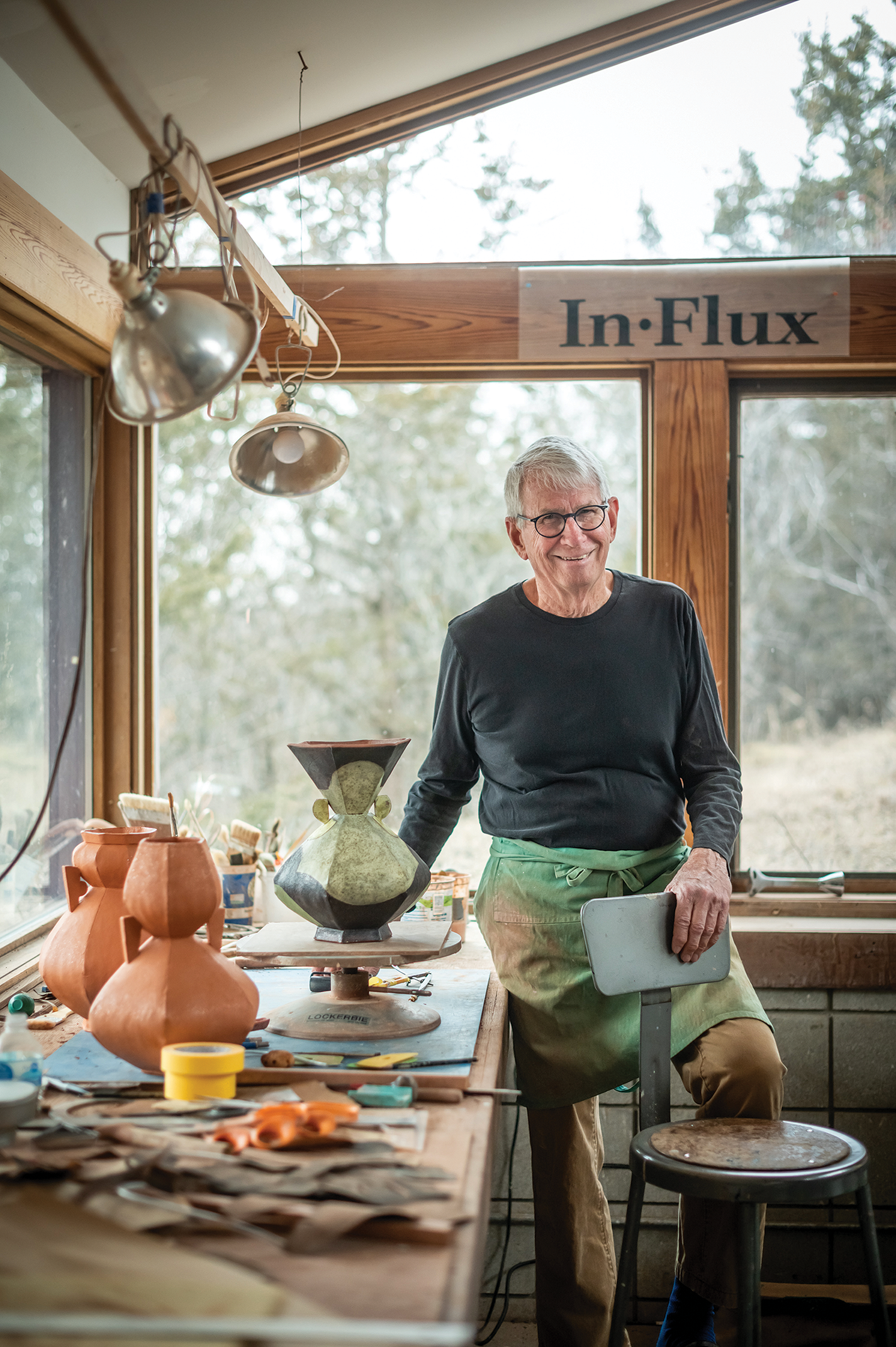 Mark Pharis in his studio