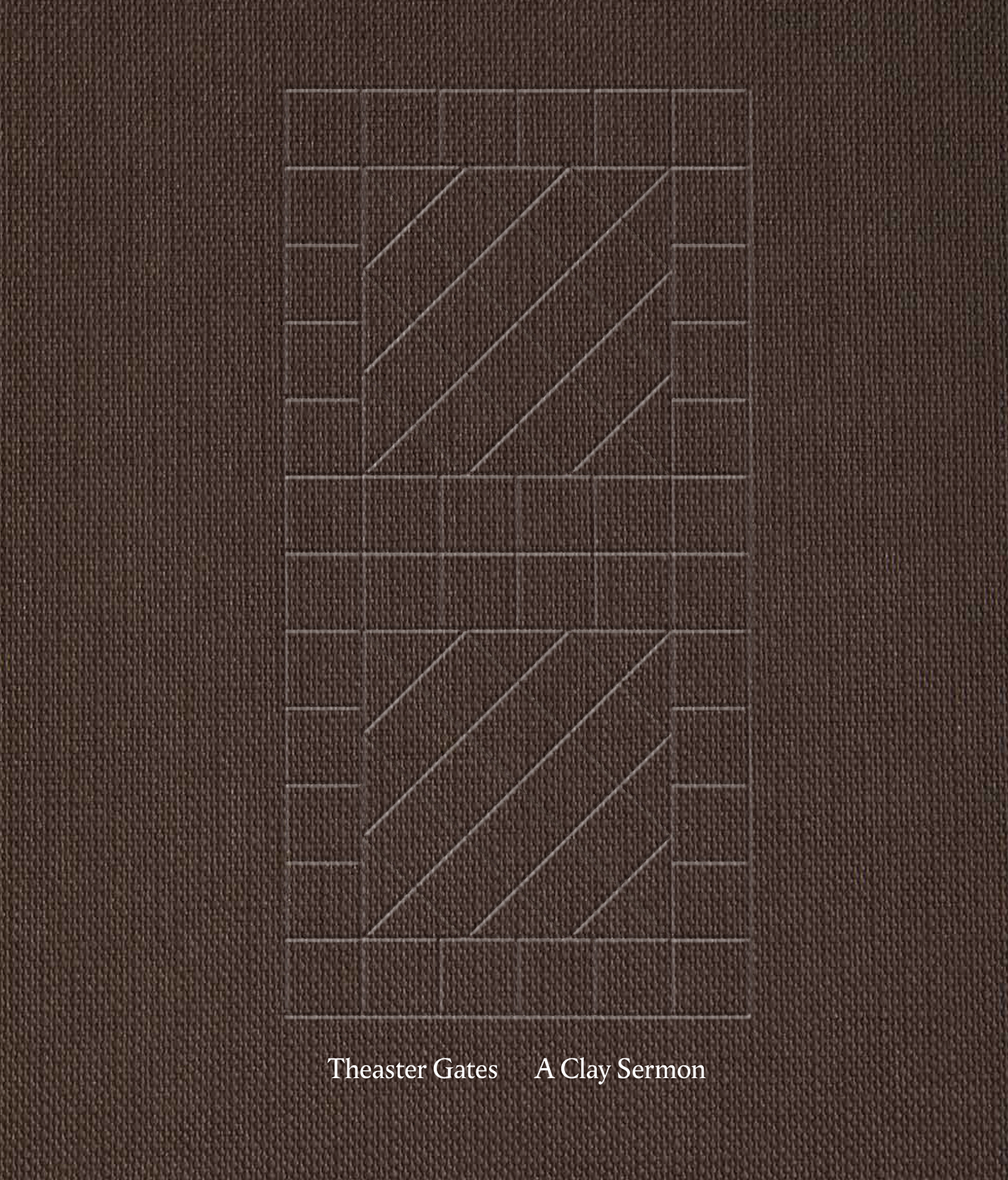 Book cover: Theaster Gates: A Clay Sermon
