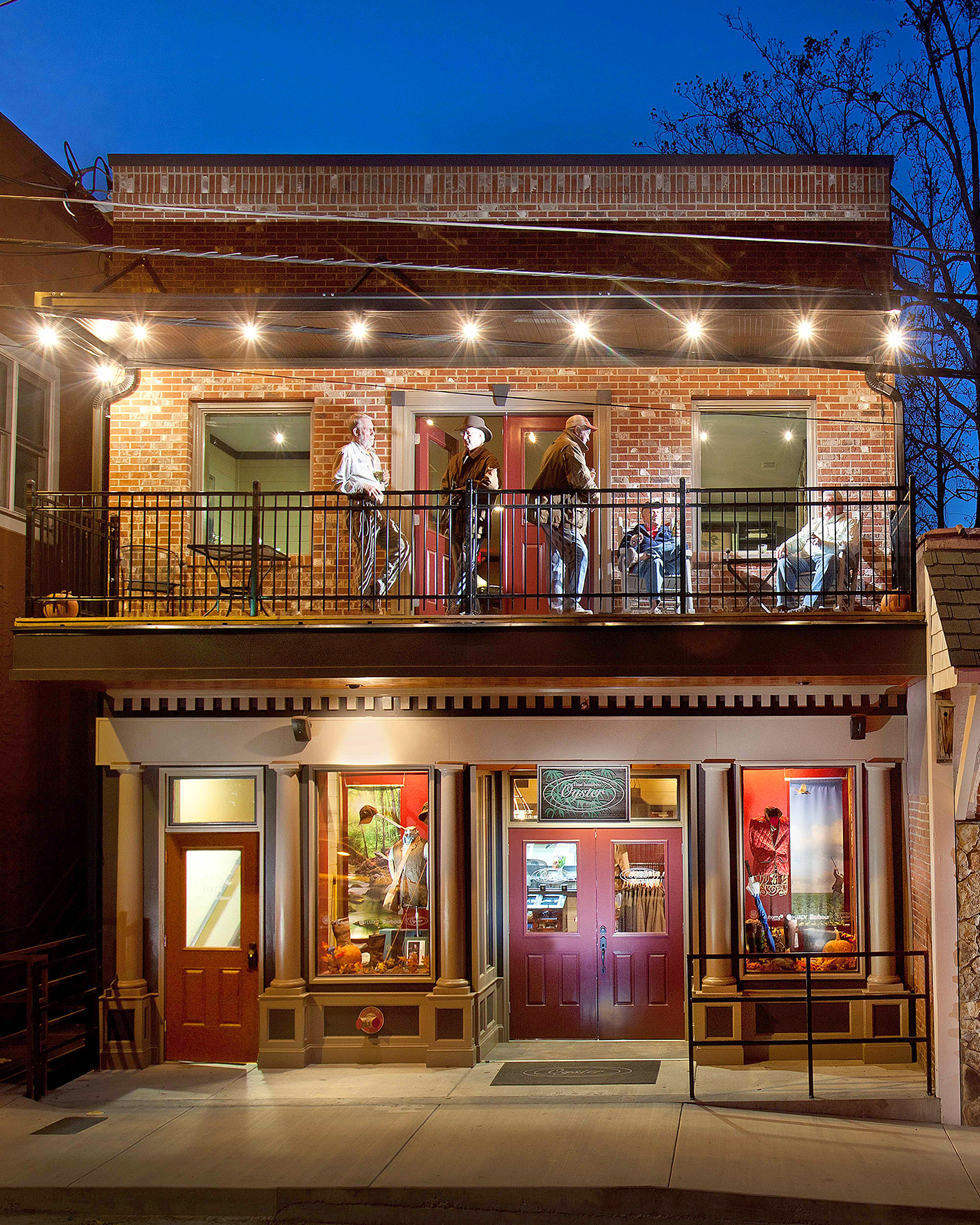 Oyster Bamboo's storefront in Blue Ridge, Georgia.