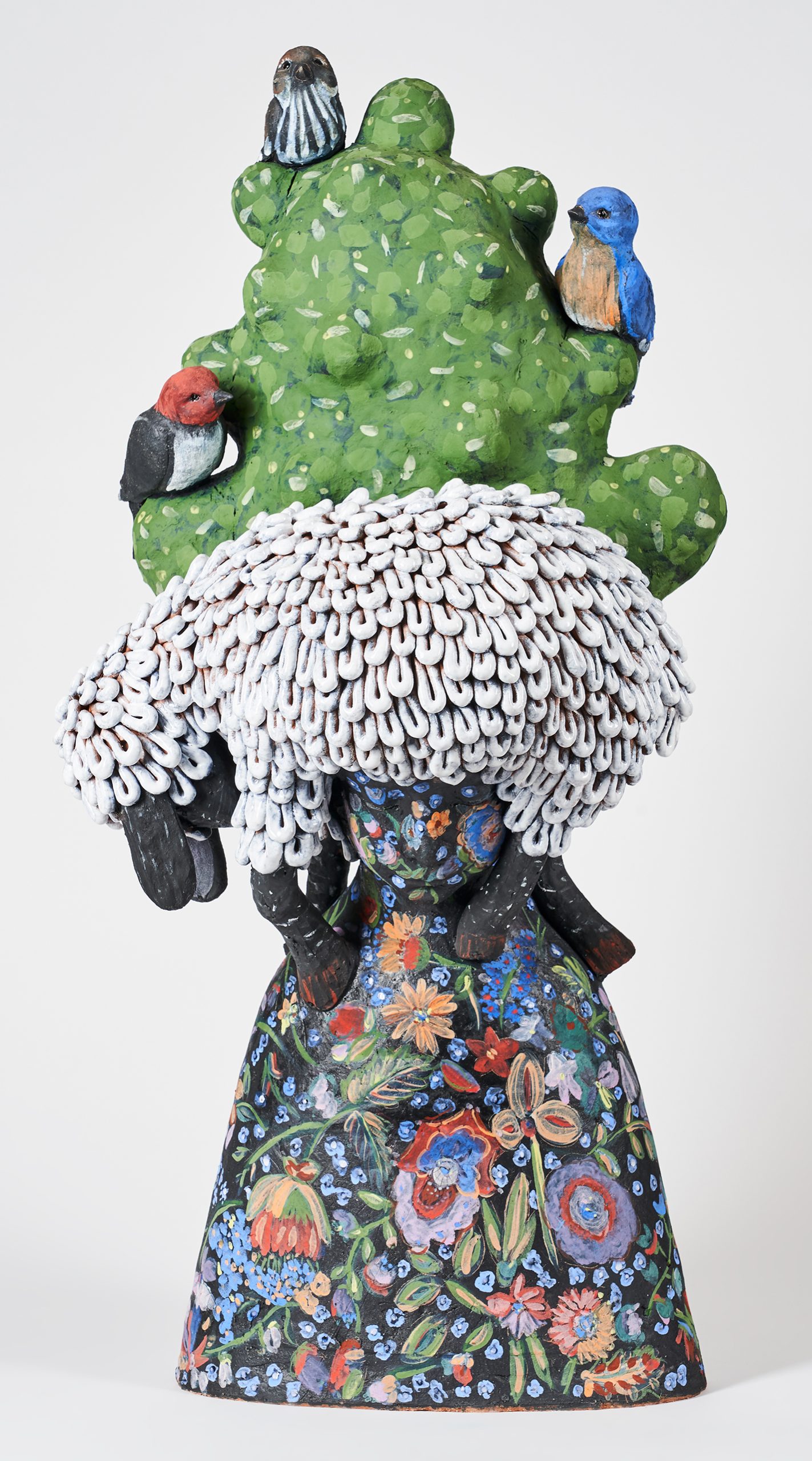 Colorful clay sculpture