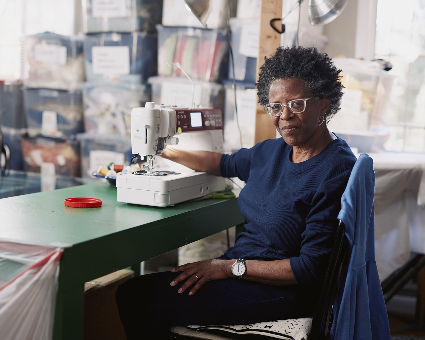 Dawn Williams Boyd in her studio