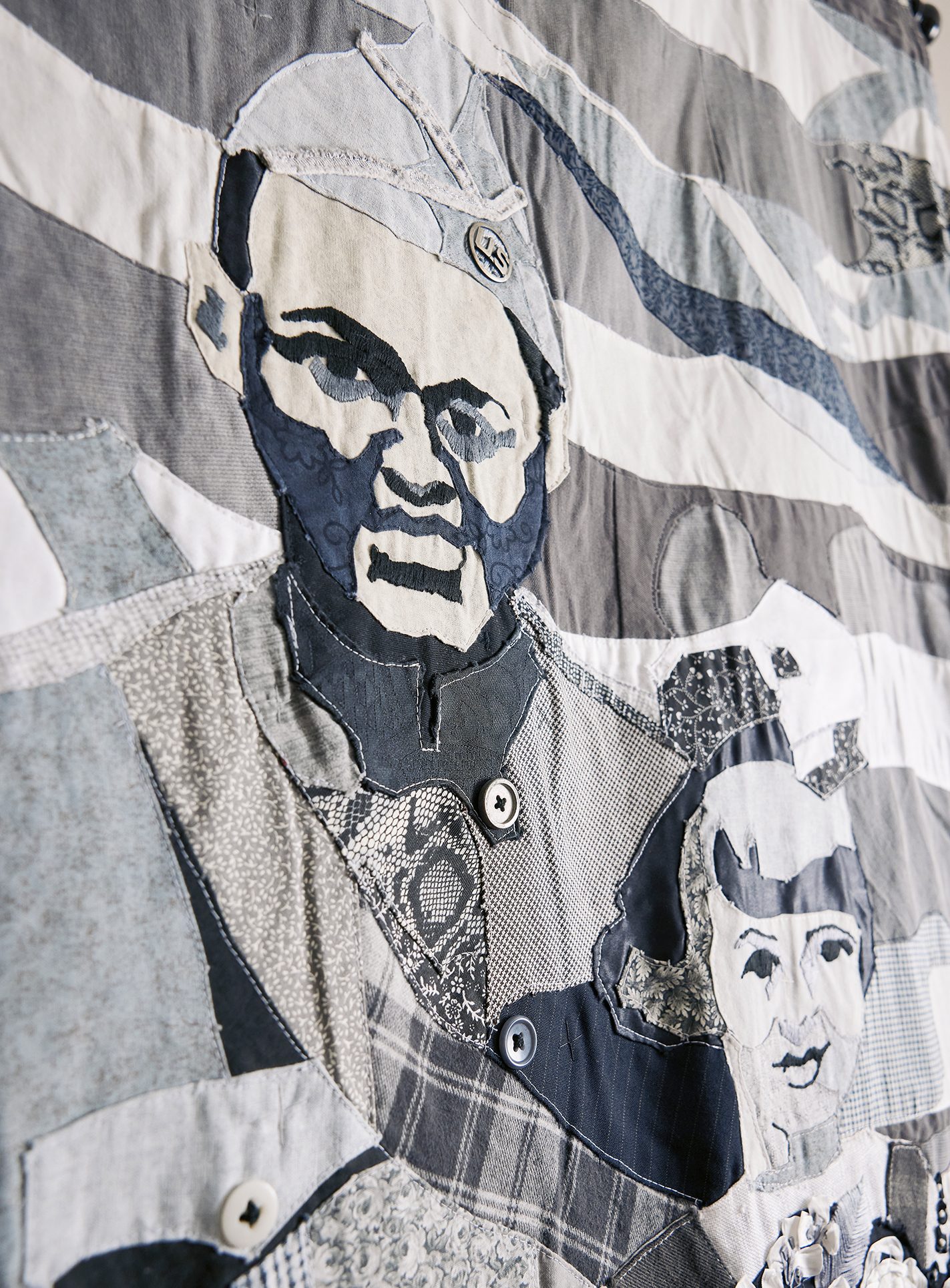 Detail of work by Dawn Williams Boyd