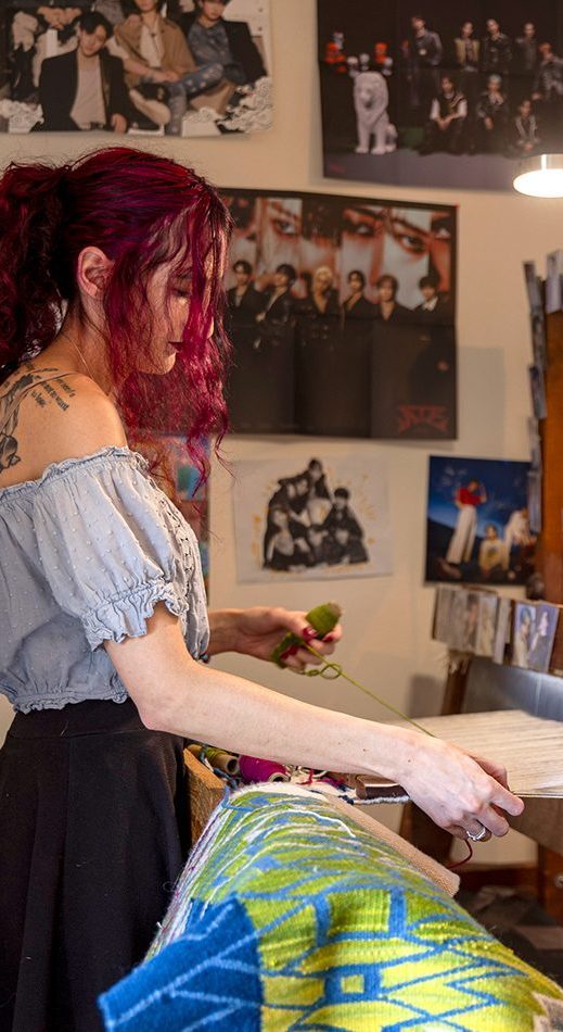 Trujillo in her studio.